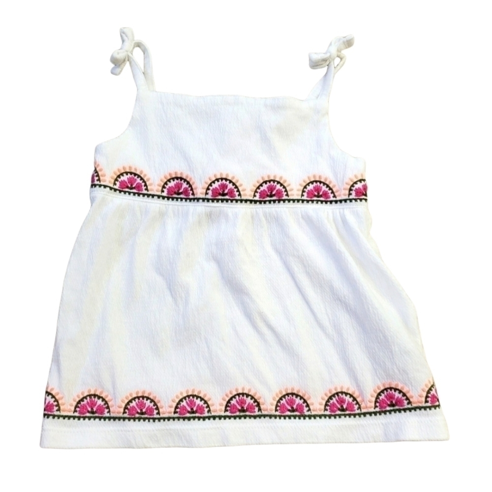 Carters Toddlers Girls White Tank Top 2T